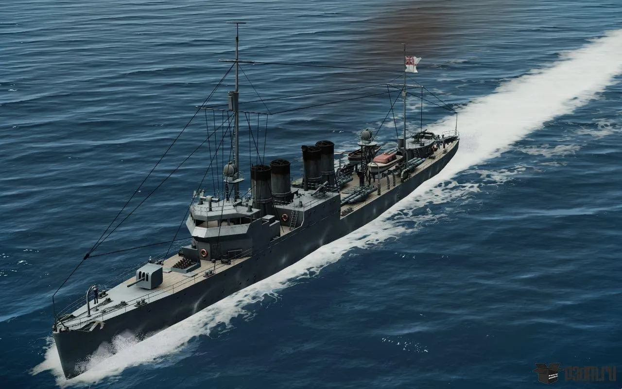 ships 3d models – Town Lend-Lease Destroyer – Town Lend-Lease Destroyer