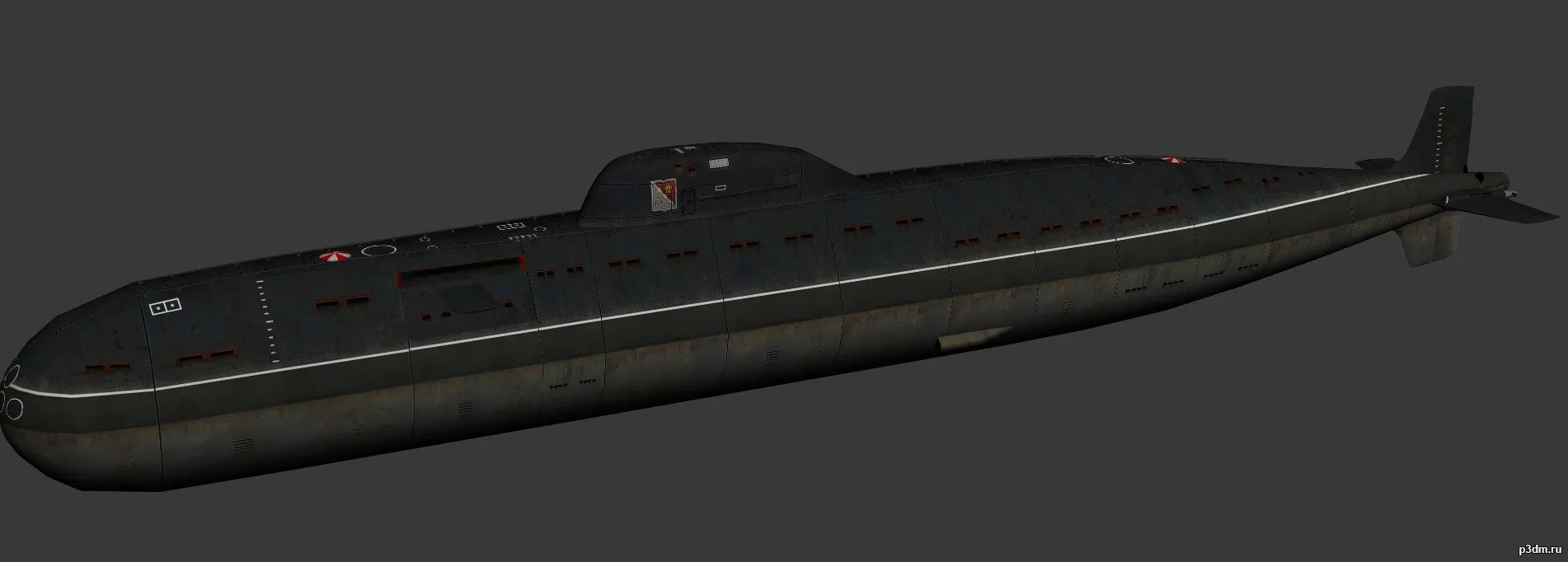 ships 3d models – Victor II-class Submarine – victor2