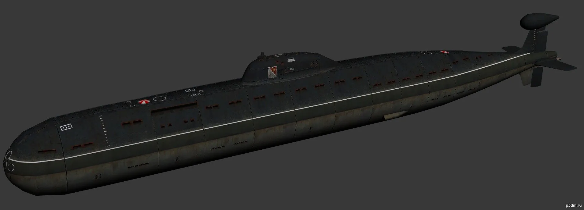 ships 3d models – Victor III-class Submarine – victor3