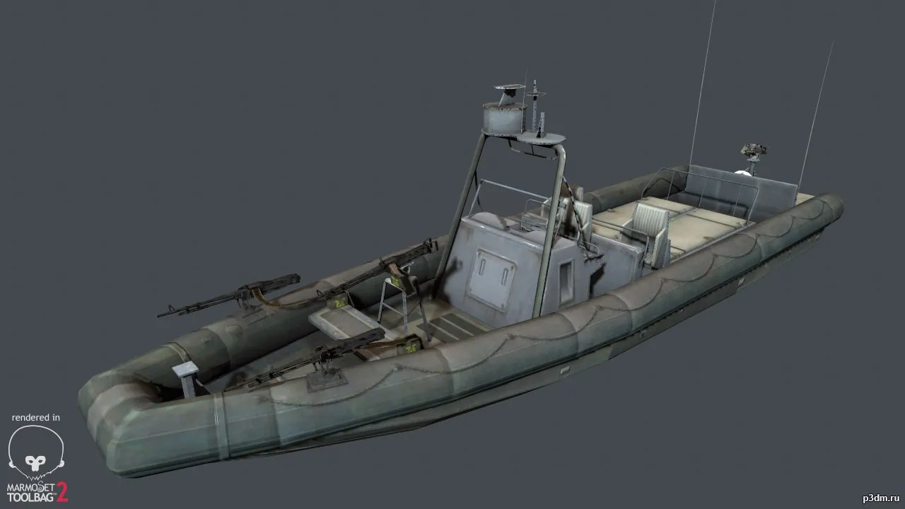 ships 3d models – Warhorse Patrol Boat – Warhorse Patrol Boat