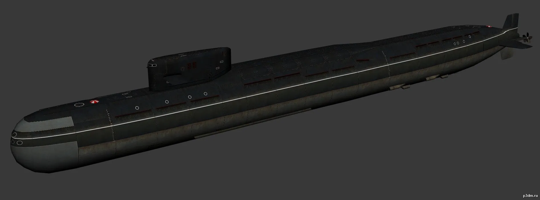 ships 3d models – Yankee-class submarine – yankee