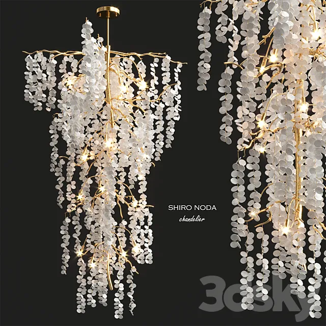 Shiro Noda Chandelier by John Richard 3DSMax File