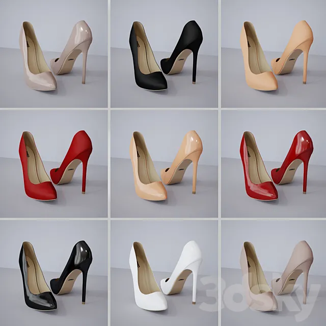 Shoes for women Ditto part one 3ds Max