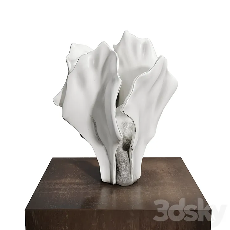 Shoko koike White form A 2018 sculpture 3DS Max