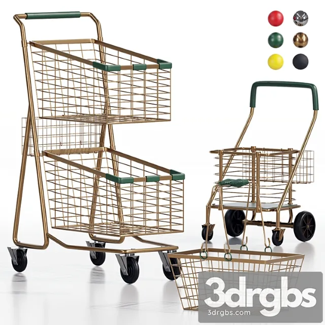 Shop cart set01