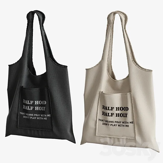 Shopping bag 3ds Max