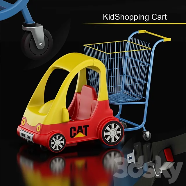 Shopping Cart 3DSMax File