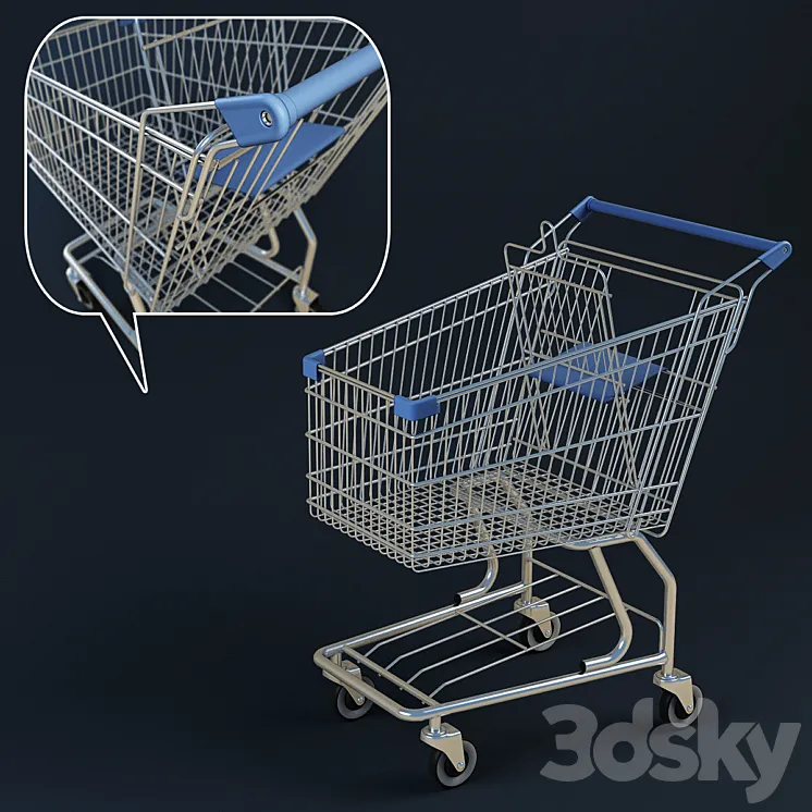 shopping cart 3DS Max Model