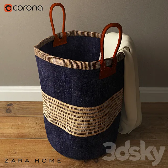 Shopping stripes with handles ZARAHOME 3DSMax File