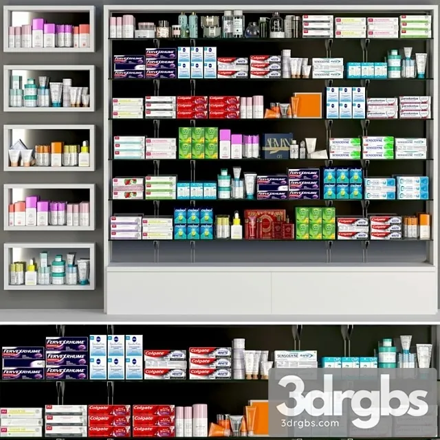 Showcase in a Pharmacy 3dsmax Download
