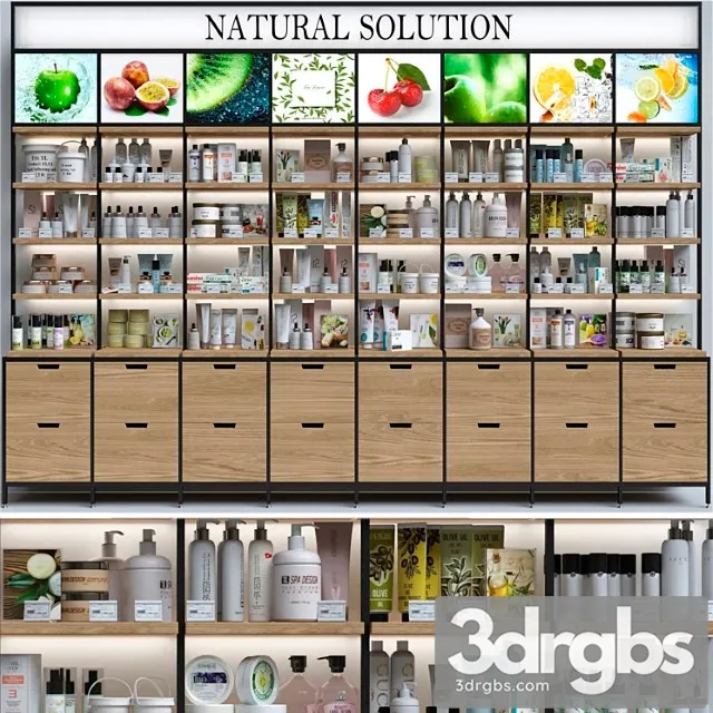 Showcase in a pharmacy with cosmetics. beauty salon 4 3dsmax Download