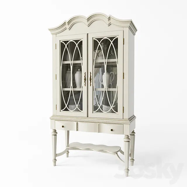 Showcase in classical style 3dsMax Model