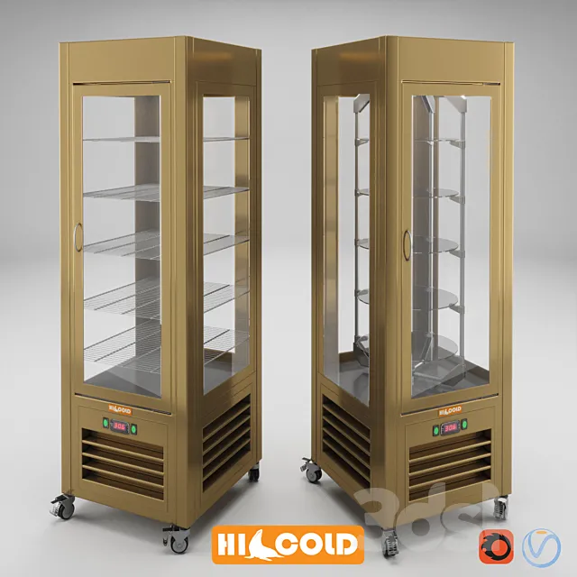 Showcase pastry vertical vertical to the rotation HICOLD VRC 350 the VRC 350 R VRC 350 Bz VRC 350 R-Bz 3ds Max