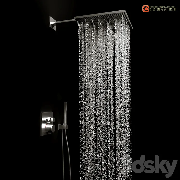 Shower 3DS Max