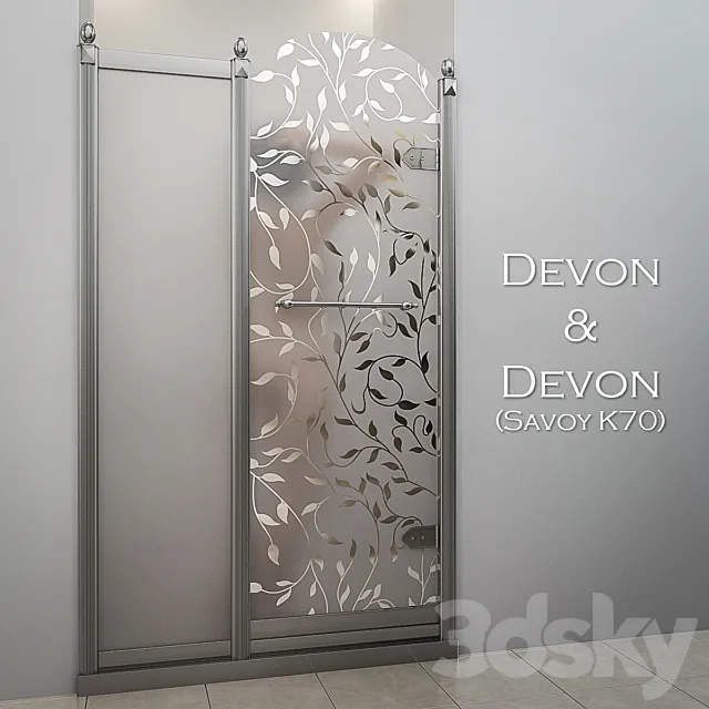 Shower enclosure Devon & Devon Savoy K70 3DSMax File