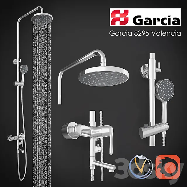 Shower-Garcia Valencia 8295 3DSMax File