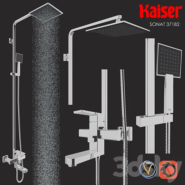 Shower-Kaiser Sonat 37182 (3 Modal) 3DSMax File