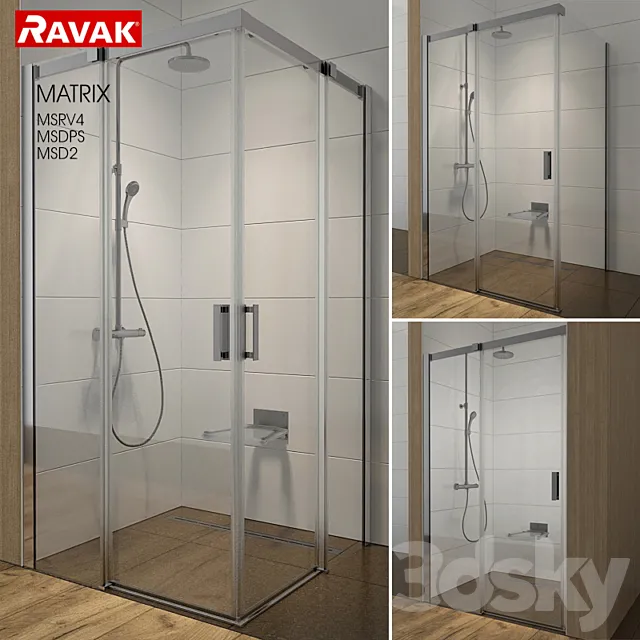 Shower RAVAK Matrix 3ds Max