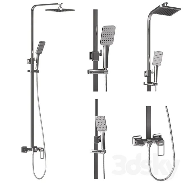 Shower set IDDIS Bild 3DSMax File