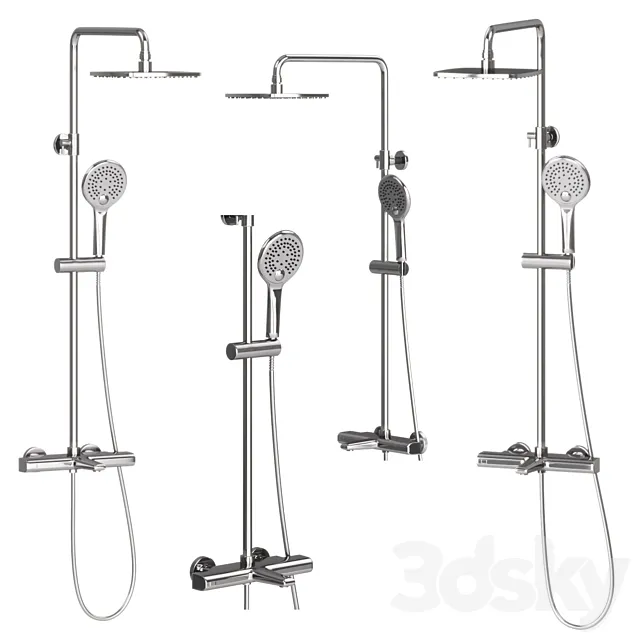 Shower set IDDIS Uniterm UNISBBTi06 3ds Max