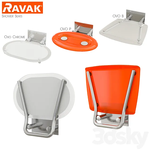 Shower sets Ravak OVO set 04 3DSMax File