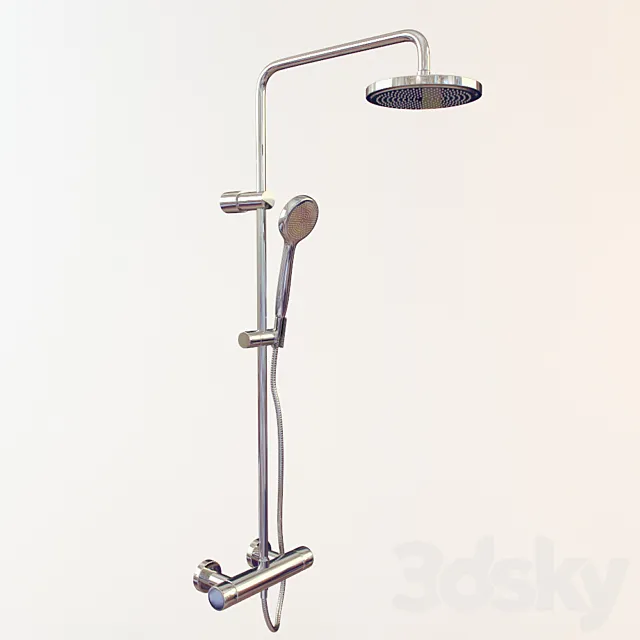 Shower system Kludi 6609505-00 3DSMax File