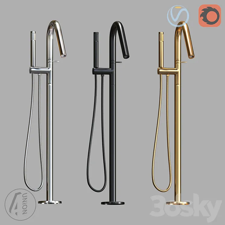 shower system SHF-0002 3DS Max
