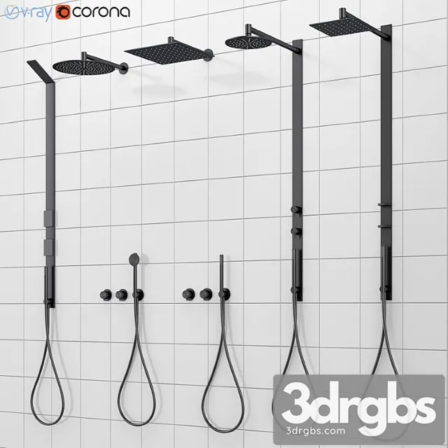 Shower Systems and Faucets CEA Set 40 3dsmax Download