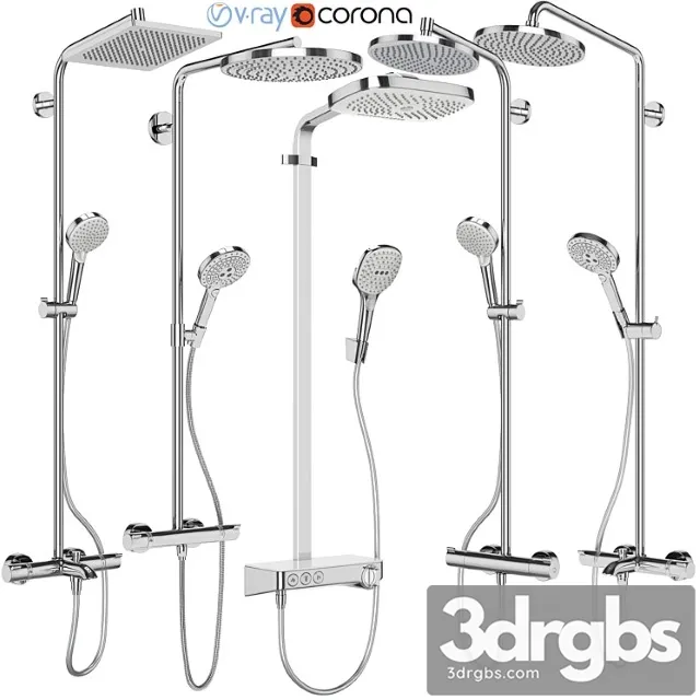 Shower systems hansgrohe set 154