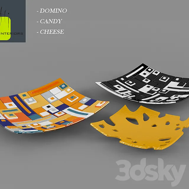 Shtylyuk interiors decorative plates 3DSMax File