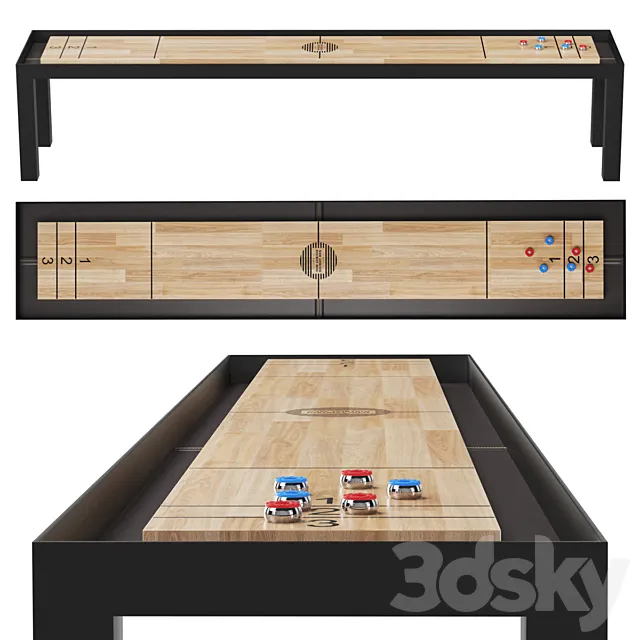 Shuffleboard Parsons 3DS Max Model