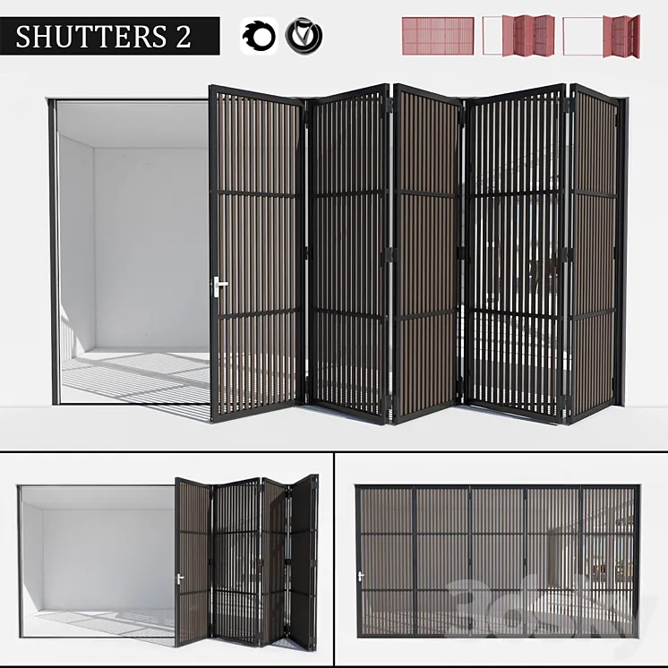 Shutters 2 3DS Max