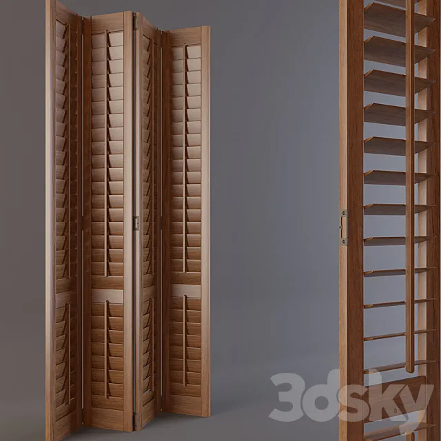 shutters 3DS Max Model