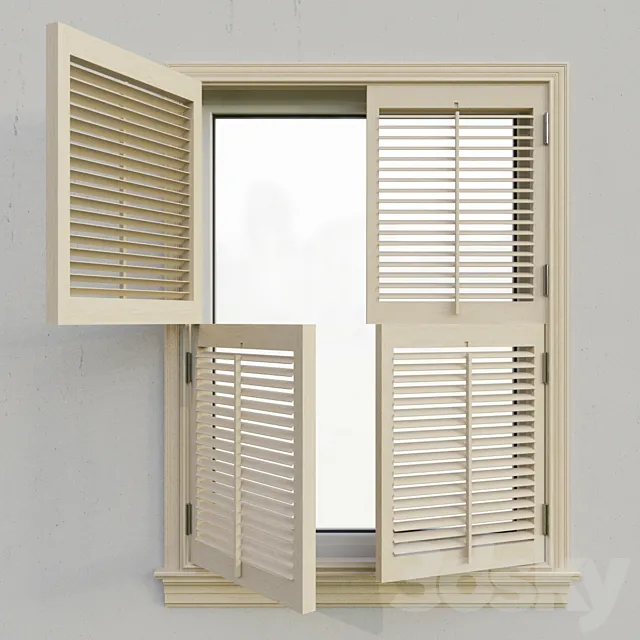 Shutters 5 3DS Max Model