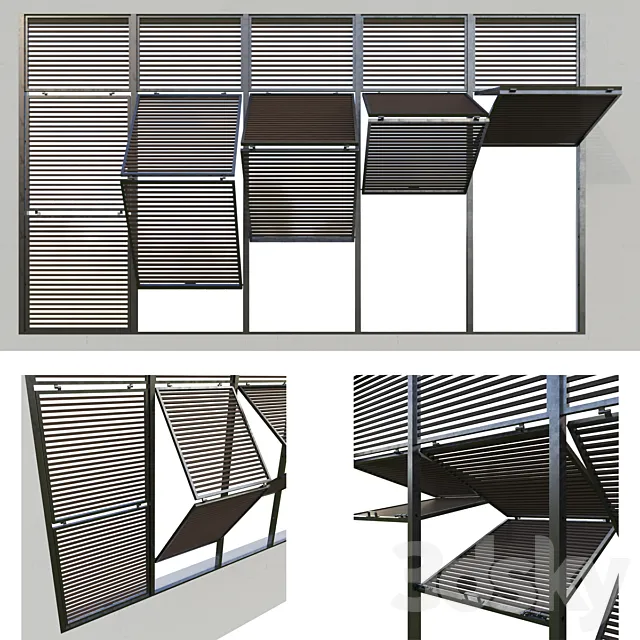 Shutters 7 3DS Max Model