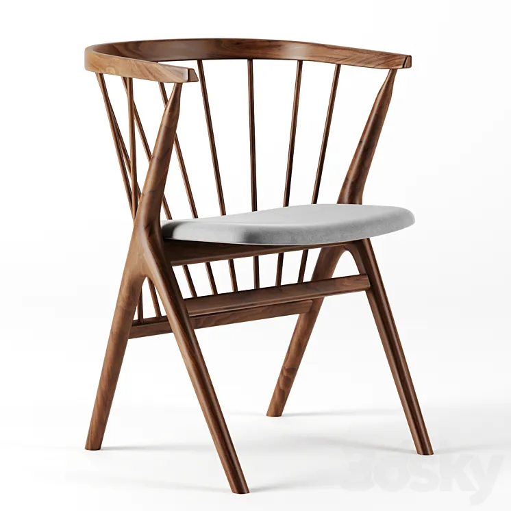 SIBAST 8 dining chair by Sibast 3DS Max