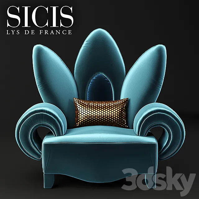 SICIS Lys de France 3DSMax File
