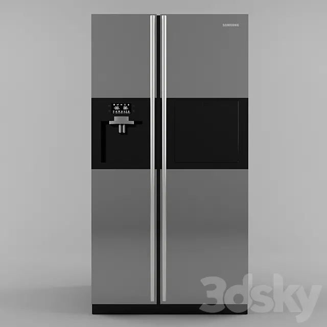 Side-by-side refrigerator SAMSUNG RSH5ZLMR 3DS Max Model