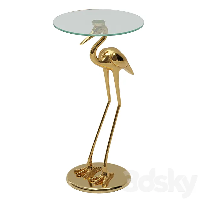 Side table Crane 3DS Max Model