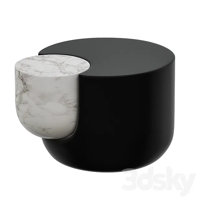 Side Table Embedded 3DSMax File