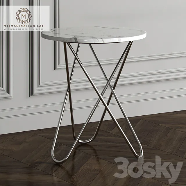 Side table Line from e’NIGMA-code 3DS Max Model