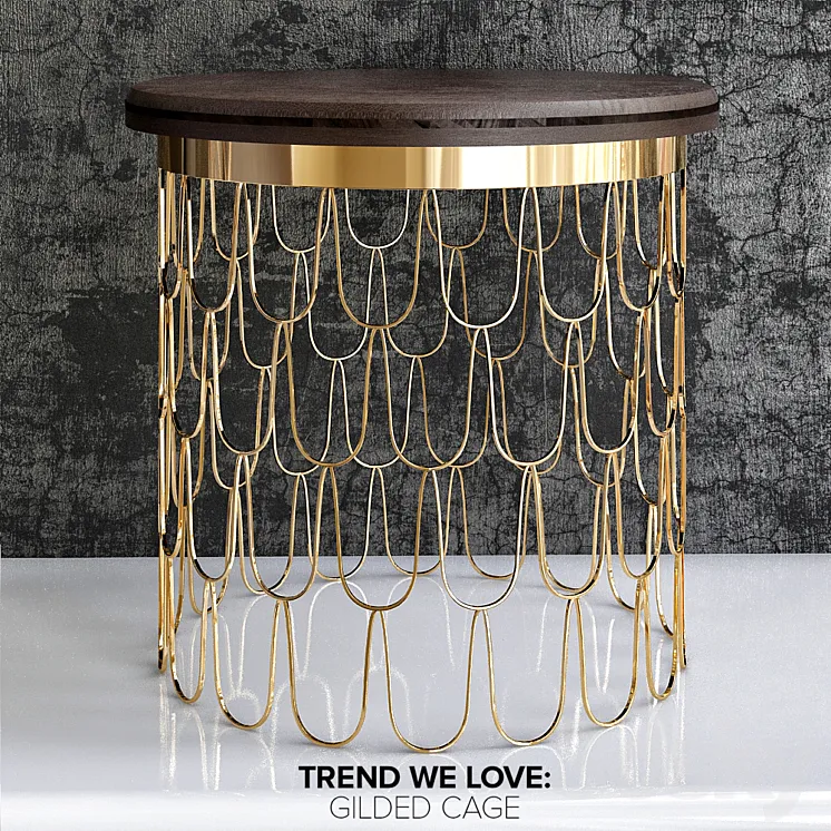 Side table luxury_3 3DS Max