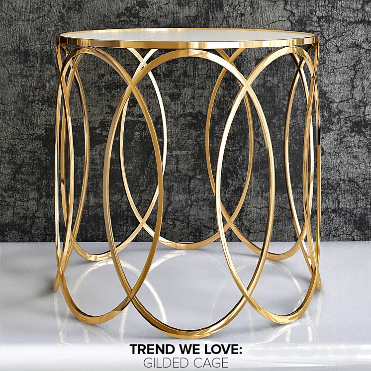 Side table luxury_4 3DS Max