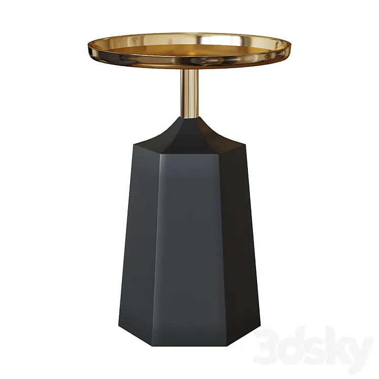 Side table Plamp gold 3DS Max Model