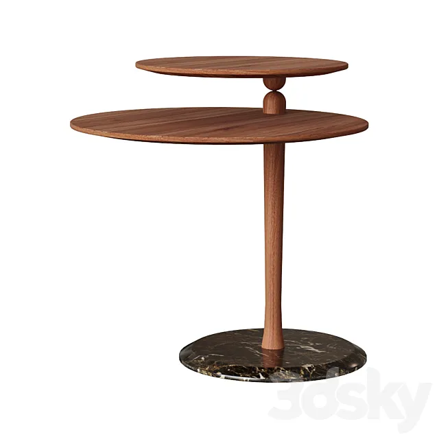 Side table Vaiven walnut 3DSMax File