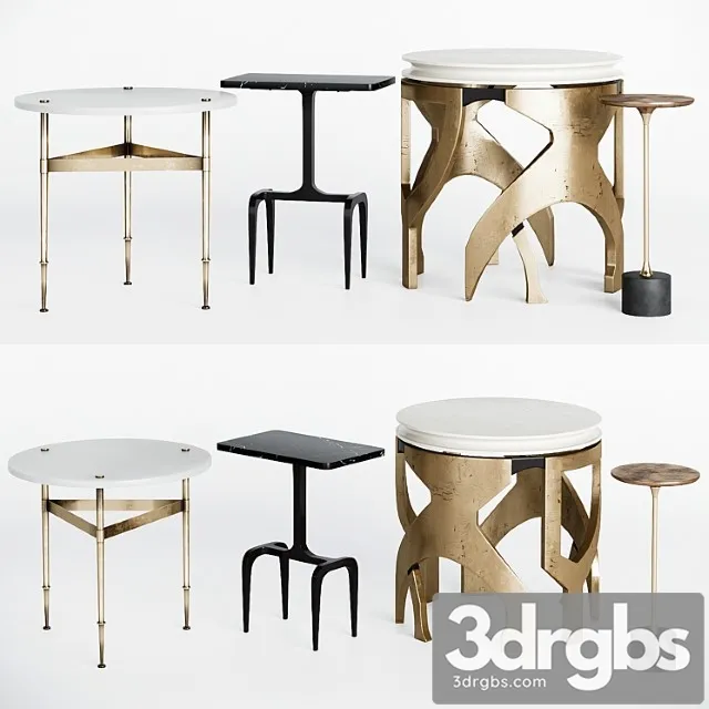 Side tables and accent tables set