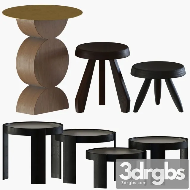 Side Tables Collection 5 Cassina 3dsmax Download