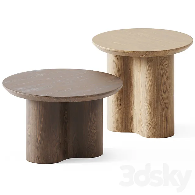 Side Tables Prince by Grazia & Co 3DSMax File