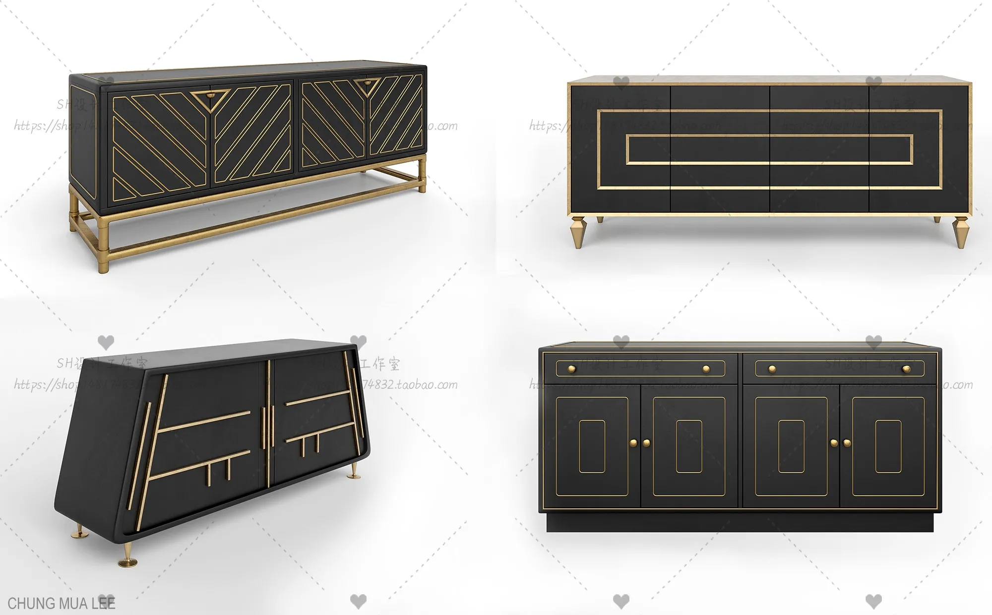 3DSKY PRO – SIDEBOARD 3D MODELS – 055