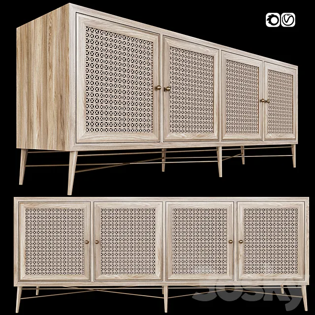 sideboard 6 3ds Max